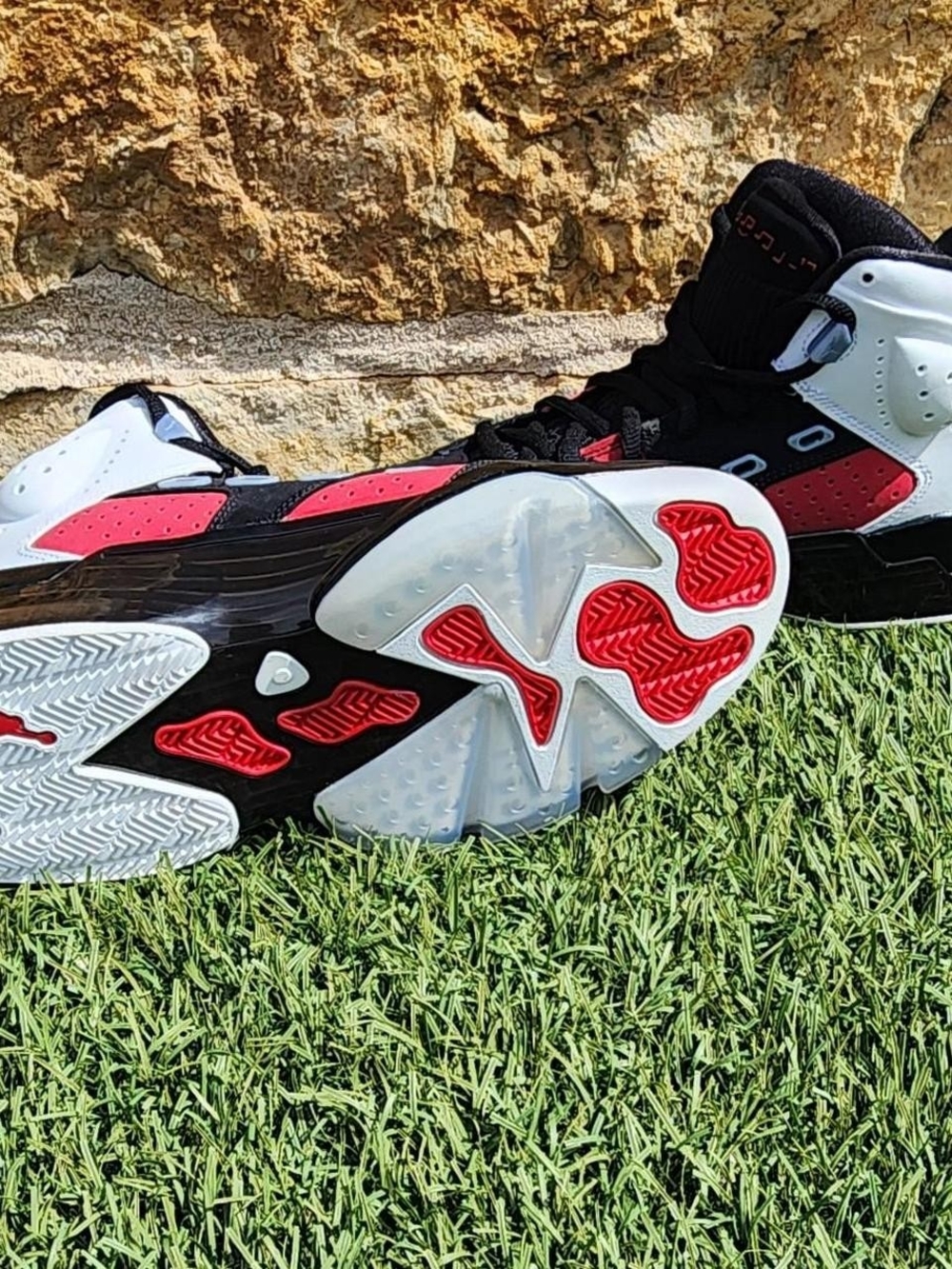 Air Jordan 6-17-23 Black/Red/White Basketball Shoes